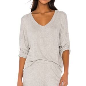 Eberjey Women's Elon V Neck Pullover T-Shirt M